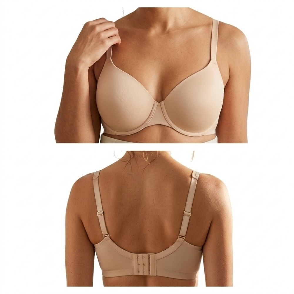 Soma Embraceable Perfect Coverage Bra Womens‎ 40DD Beige Adjustable Strap Padded